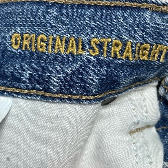 American Eagle Original Straight Jeans Men’s Size 31x32 Denim Light Blue - Picture 3 of 4